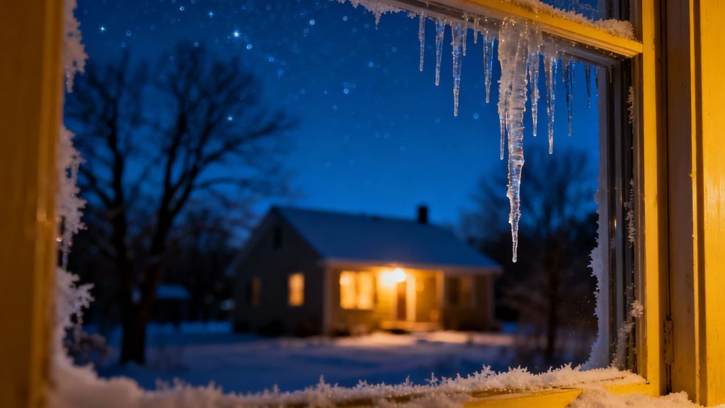 Cold February night impacting a Chattanooga home's heating.