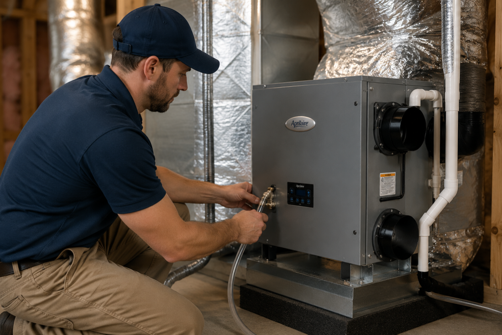 Whole-home dehumidifier installation in Chattanooga, TN